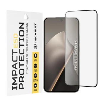 Протектор – Дисплей – Xiaomi 15T – Techsuit ESD Glass – Черен
