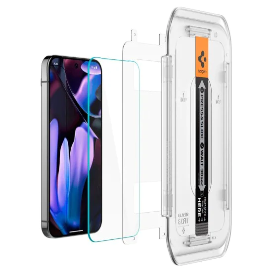 Протектор за Google Pixel 9 / 9 Pro (комплект 2) - Spigen Glas.tR EZ FIT - Прозрачен