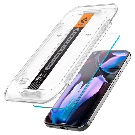 Протектор за Google Pixel 9 / 9 Pro (комплект 2) - Spigen Glas.tR EZ FIT - Прозрачен