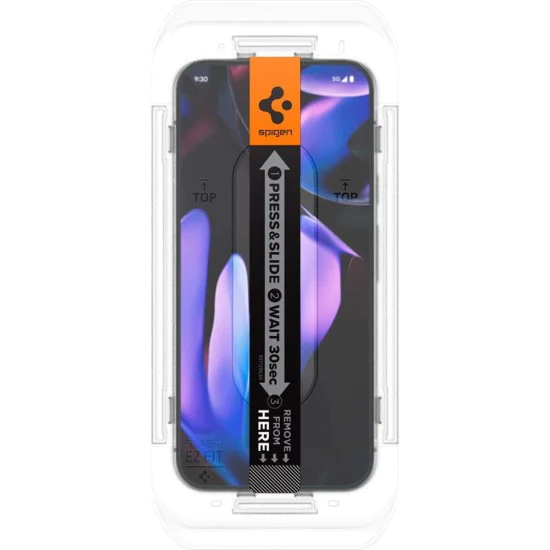Протектор за Google Pixel 9 Pro XL (комплект 2) - Spigen Glas.tR EZ FIT - Прозрачен