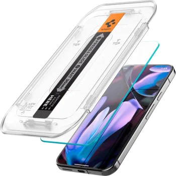 Протектор за Google Pixel 9 Pro XL (комплект 2) - Spigen Glas.tR EZ FIT - Прозрачен
