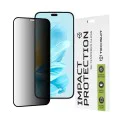 Протектор за Honor 200 Lite - 111D Privacy Full Glue - черен