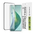 Протектор за Honor Magic5 Lite - 111D Full Cover / Full Glue Glass / 3D Curved Screen - Черен