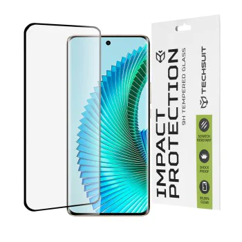 Протектор за Honor Magic6 Lite - 111D Full Cover / Full Glue Glass / 3D Curved Screen - Черен