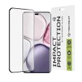 Протектор за Honor Magic7 Lite / X9c - 111D Full Cover / Full Glue Glass / 3D Curved Screen - Черен