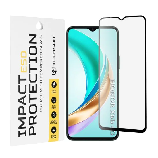 Протектор за Honor X6b - ESD Glass - Черен