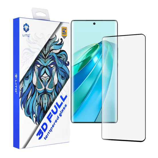 Протектор за Honor X9a - Lito 3D Full Cover - Черен