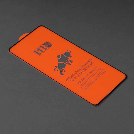 Протектор за Huawei P Smart 2021 - 111D Full Cover / Full Glue Glass - Черен