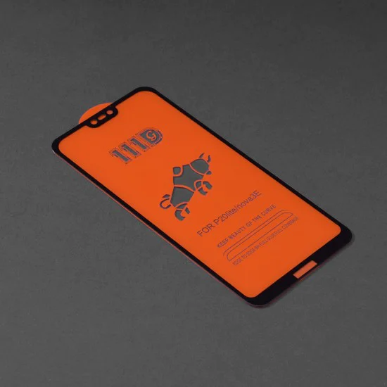 Протектор за Huawei P20 Lite - 111D Full Cover / Full Glue Glass - черен