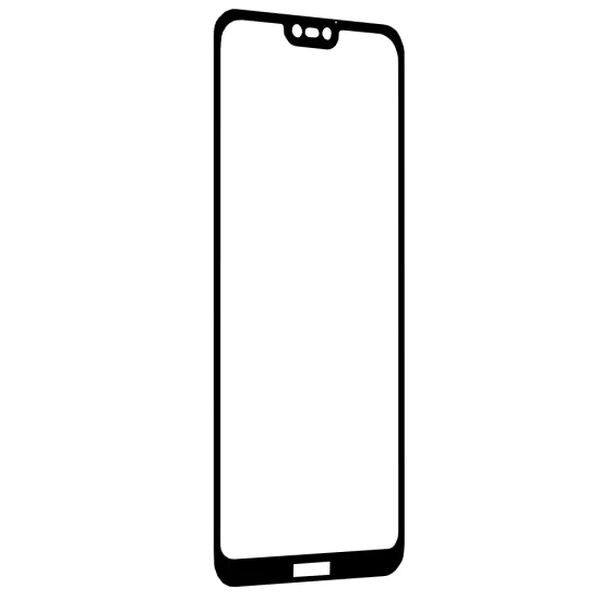 Протектор за Huawei P20 Lite - 111D Full Cover / Full Glue Glass - черен
