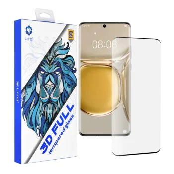 Протектор за Huawei P50 Pro - Lito 3D Full Cover - Черен