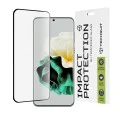 Протектор за Huawei P60 - 111D Full Cover / Full Glue Glass / 3D Curved Screen - Черен