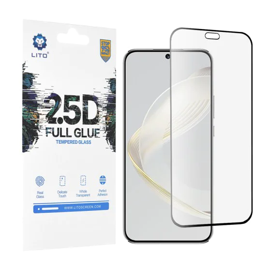 Протектор за Huawei nova 11 / nova 12s - Lito 2.5D FullGlue Glass - Черен