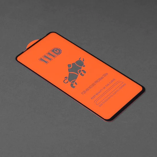 Протектор за Huawei nova 5T / Honor 20 / Honor 20 Pro / Mate 30 Lite - 111D Full Cover / Full Glue Glass - Черен