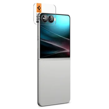 Протектор – Камера (2 бр.) – Samsung Galaxy Z Flip7 – Spigen Optik.tR EZ Fit Pro HD – Черен