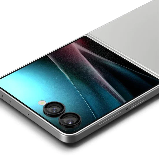 Протектор – Камера (2 бр.) – Samsung Galaxy Z Flip7 – Spigen Optik.tR EZ Fit Pro HD – Черен