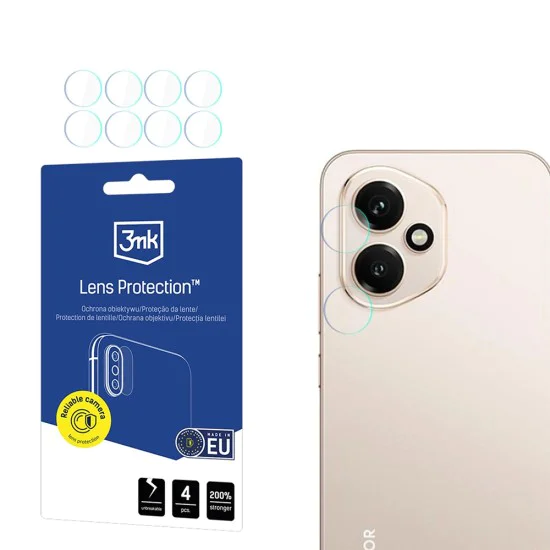 Протектор - Камера за Honor 400 - 3mk - Защита на обектива (4 броя) - Прозрачен