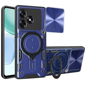 Протектор – Камера – Honor X5c Plus – Techsuit CamGuard Pro – Син