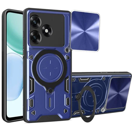 Протектор – Камера – Honor X5c Plus – Techsuit CamGuard Pro – Син