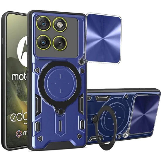 Протектор – Камера – Motorola Edge 70 – Techsuit CamGuard Pro – Син