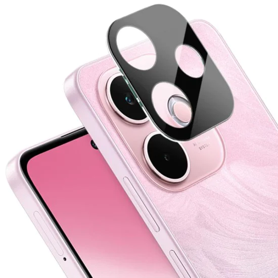 Протектор - Камера за Oppo A5 Pro 4G / A5 Pro 5G - Techsuit - Цяло стъкло за камера - Черен