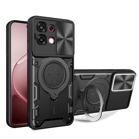 Протектор – Камера – Oppo A6 Pro 4G / A6 Pro 5G – Techsuit CamGuard Pro – Черен