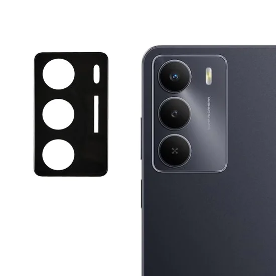 Протектор - Камера за Realme 14x - Techsuit - Цяло стъкло за камера - Черен