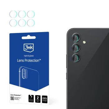 Протектор - Камера за Samsung Galaxy A54 - 3mk - Защита на обектива (4 броя) - Прозрачен