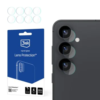 Протектор - Камера за Samsung Galaxy S25 - 3mk - Защита на обектива (4 броя) - Прозрачен