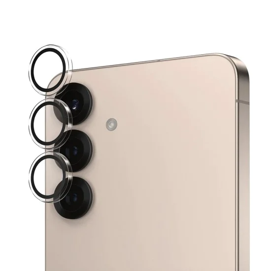 Протектор - Камера за Samsung Galaxy S25 Plus - PanzerGlass® - Hoops® протектор за обектив на камера - Прозрачен