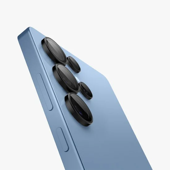 Протектор за Камера Samsung Galaxy S25 Ultra - Spigen - Optik.tR EZ Fit Pro Camera Glass (2 бр.) - Черен
