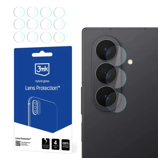 Протектор – Камера за Samsung Galaxy Z Fold7 (4 броя) – 3mk Lens Protection – Прозрачен