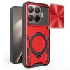 Протектор – Камера – Xiaomi 15T Pro – Techsuit CamGuard Pro – Червен