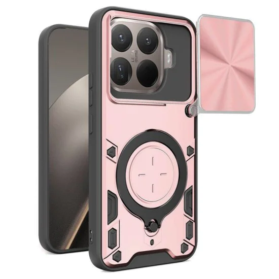 Протектор – Камера – Xiaomi 15T Pro – Techsuit CamGuard Pro – Розово злато