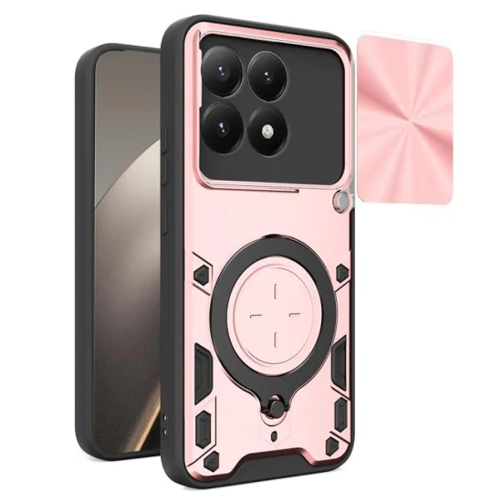 Протектор – Камера – Xiaomi 15T – Techsuit CamGuard Pro – Розово злато