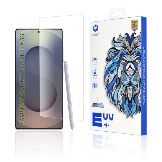 Протектор Lito - 3D UV стъкло - Samsung Galaxy S25 Ultra - Прозрачен