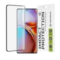 Протектор за Motorola Edge 40 Pro - 111D Full Cover / Full Glue Glass / 3D Curved Screen - Techsuit - Черен
