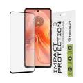 Протектор за Motorola Moto G04 / G04s / Moto G24 / Moto G24 Power / Moto E14 - 111D Full Cover / Full Glue Glass - Черен