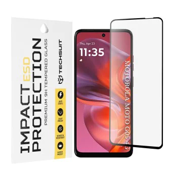 Протектор за Motorola Moto G05 / E15 - ESD Glass - Черен