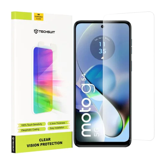 Протектор за Motorola Moto G14 / Moto G54 / Moto G54 Power Edition / Moto G64 - Clear Vision Glass - Прозрачен