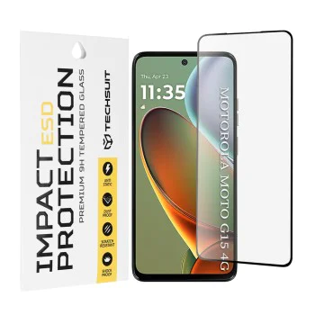 Протектор за Motorola Moto G15 / G15 Power - ESD Glass - Черен