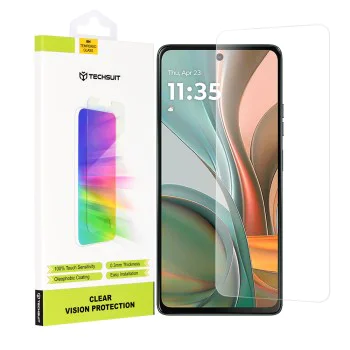 Протектор за Motorola Moto G75 - Techsuit - Clear Vision Glass - Прозрачен