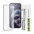Протектор за Motorola Moto G77 / G67 - 111D Full Cover / Full Glue Glass - Techsuit - Черен