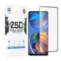 Протектор за Motorola Moto Moto E32 / Moto E32s - Lito 2.5D FullGlue Glass - Черен