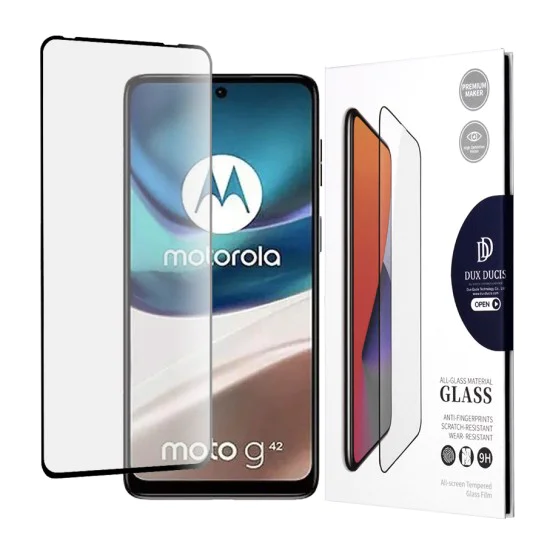 Протектор за Motorola Moto Moto G42 / G62 5G - Dux Ducis Tempered Glass - Черен