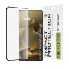 Протектор за Motorola Signature - 111D Full Cover / Full Glue Glass / 3D Curved Screen - Techsuit - Черен