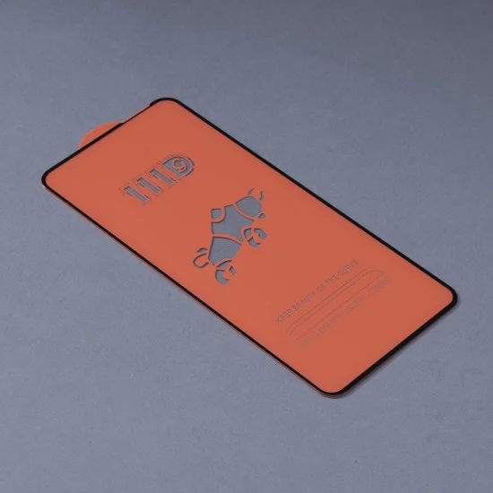Протектор за Oppo A54 5G / A74 5G / OnePlus Nord N200 5G - 111D Full Cover / Full Glue Glass - Черен