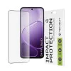 Протектор за Oppo A6x 4G / A6x 5G - 111D Full Cover / Full Glue Glass - Techsuit - Черен