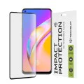 Протектор за Oppo A74 4G/A94/A95/Find X5 Lite/Reno5 Lite/Reno5 Z/Reno7 5G/Realme 9 4G/9 Pro+ - 111D Full Cover / Full Glue Glass - Черен