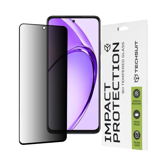Протектор за Oppo A80 5G - 111D Privacy Full Glue - черен